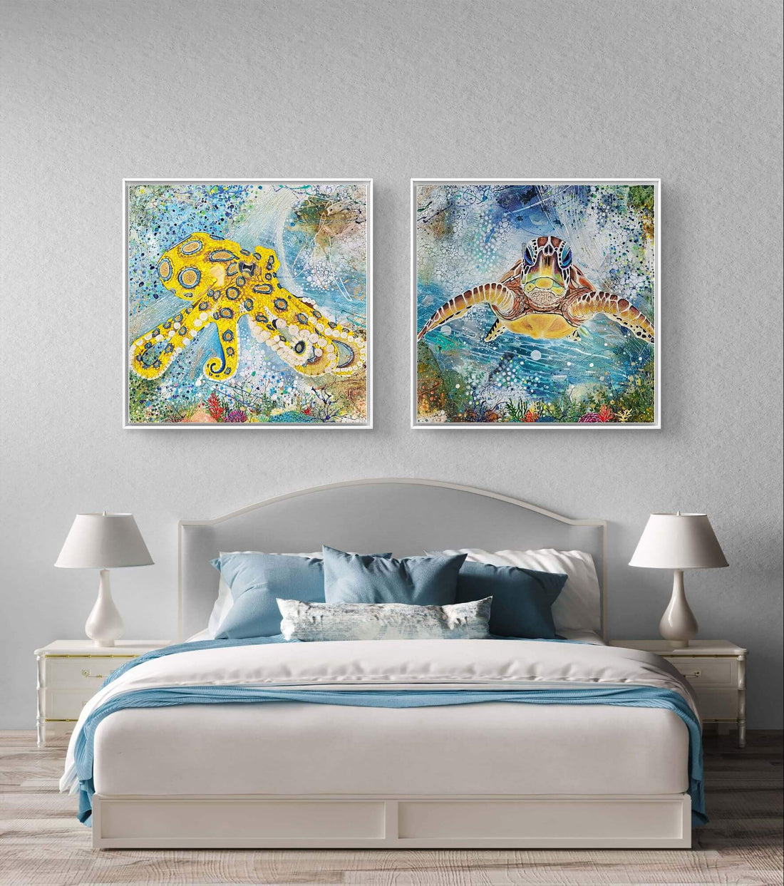 Blue Ring Dance | Original Artwork