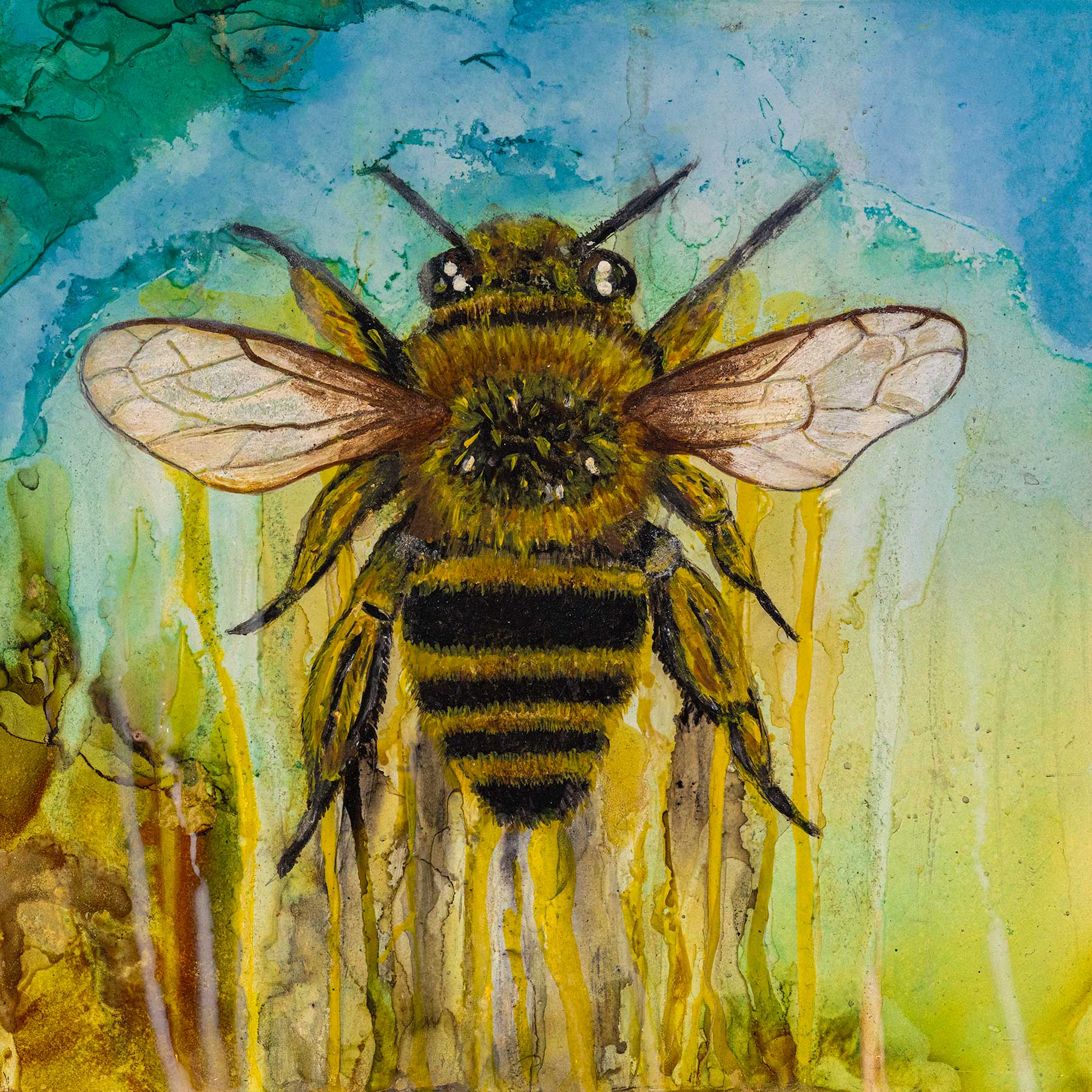 Dripping with Pollen | Paper Print