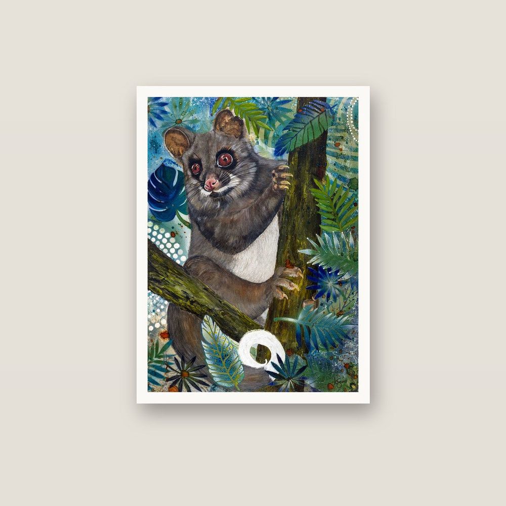 Night Manager canvas print by Kerrie Grant in a white floating frame