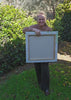 Original acrylic dachshund painting by Kerrie Grant, oak framed
