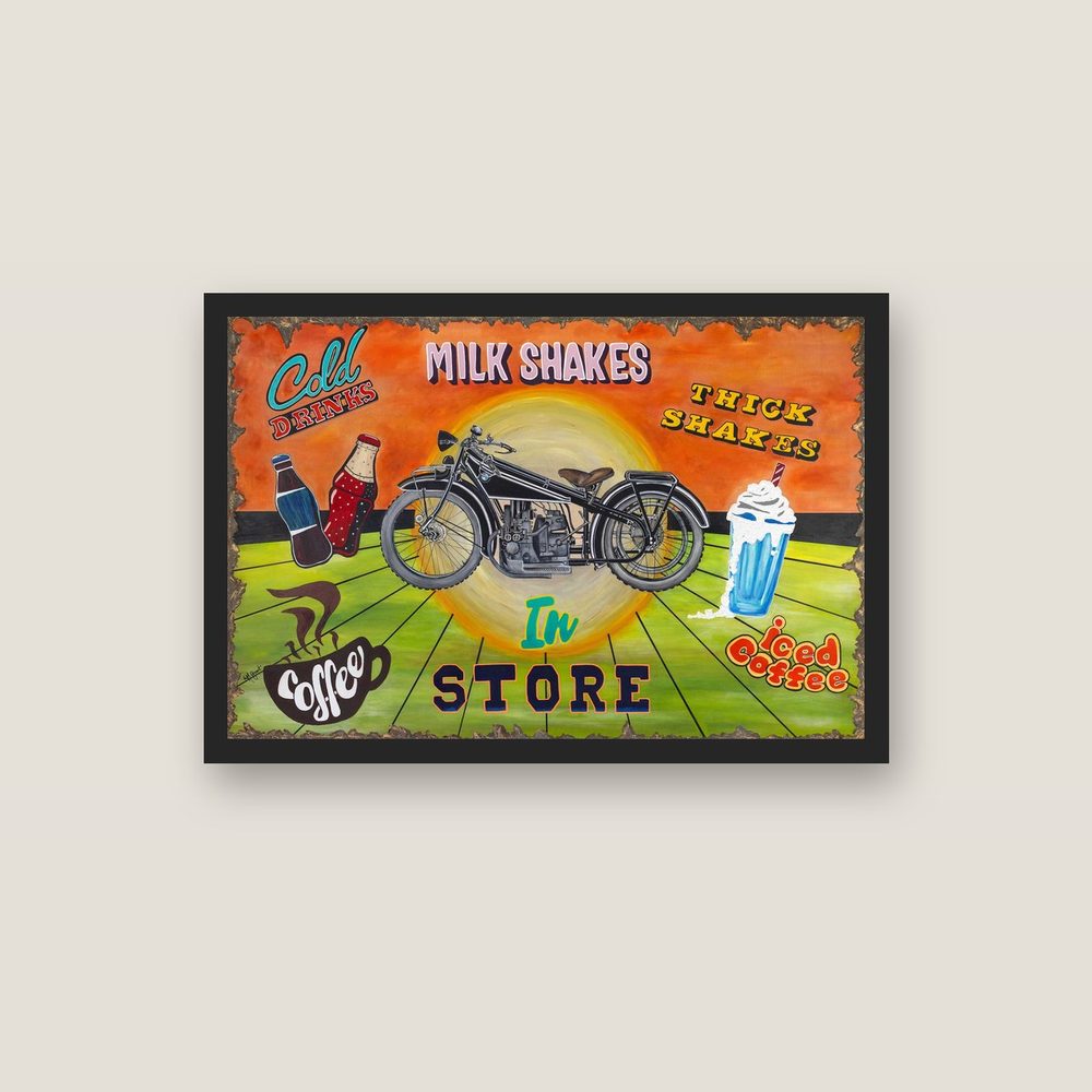 Talking Point canvas print by Kerrie Grant in a black floating frame