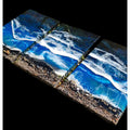 Waves On A Starry Night - Triptych Artworks