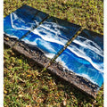 Waves On A Starry Night - Triptych Artworks
